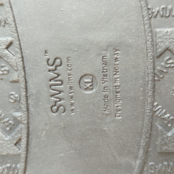 Men's Black SWIMS Rubber Galoshes - Size 11 NWT - Picture 5 of 8